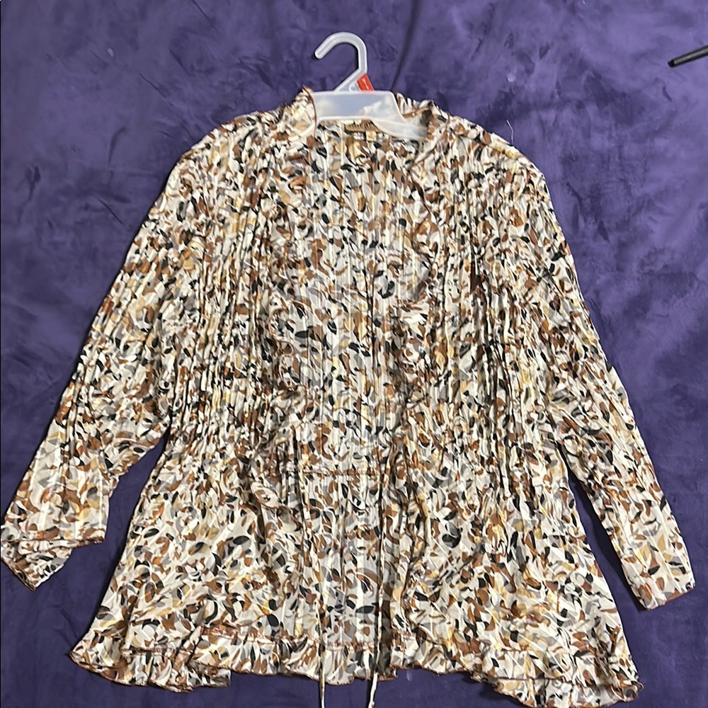 Women's Multicolor Blouse - XL